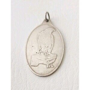 PAMP Suisse Falcon Ingot Oval Pendant Half Ounce 999 FINE Silver Obal Bar